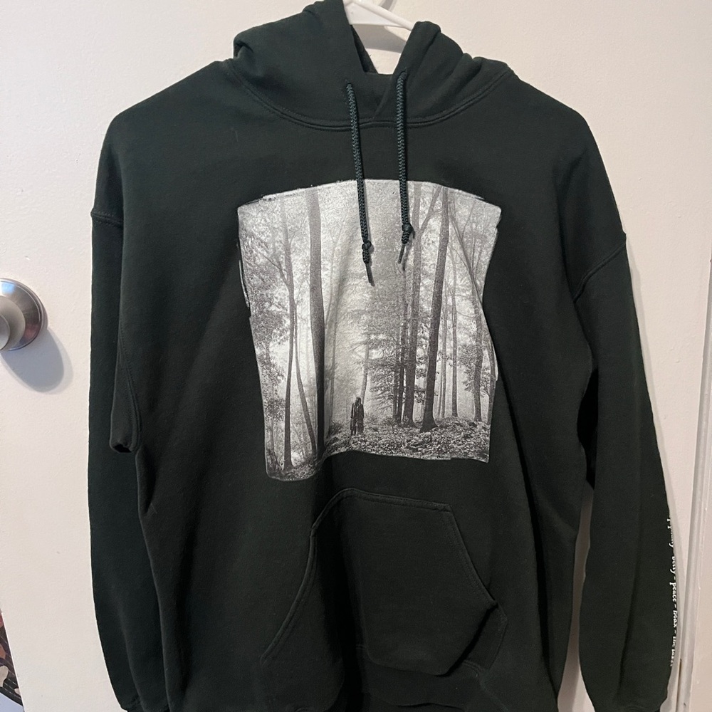 Taylor Swift Folklore Green Hoodie